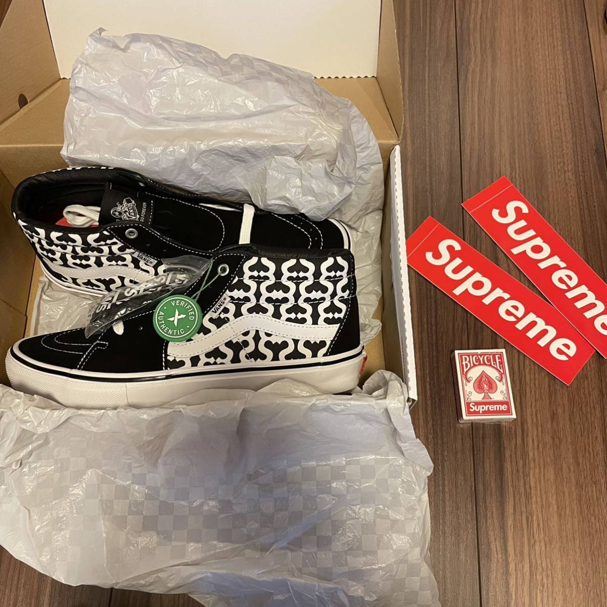 木村拓哉 シュプリーム SUPREME × バンズ VANS 21SS Monogram S Logo 