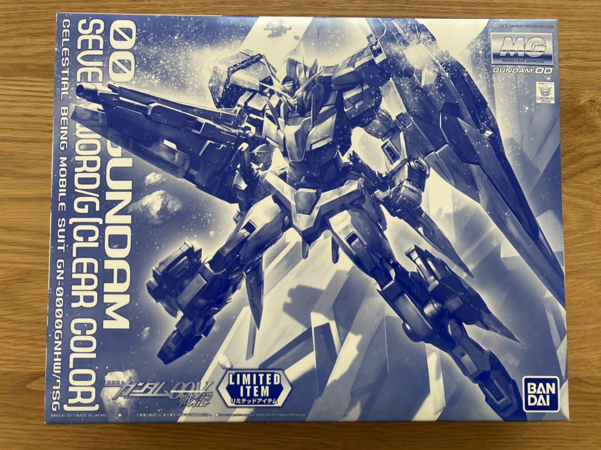 未組立 MG 1/100 ダブルオーガンダム セブンソード /G クリアカラー
