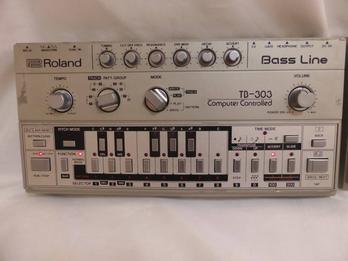希少 ROLAND☆ローランド TB-303 & TR-606 セット 通電確認 未確認 