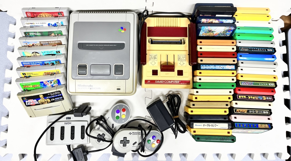 ☆1円スタート☆フォミコン&スーパーファミコン 本体 ゲームセット 