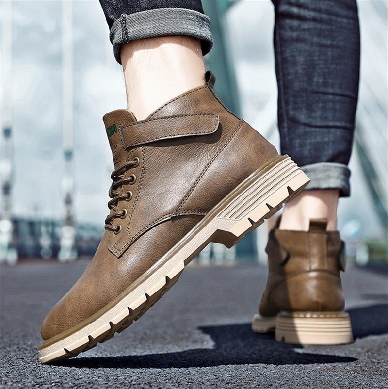 マーティンブーツ メンズ ブーツ カジュアル ハイヒール 紳士靴 チャッカブーツ ジップ 代 30代 40代 50代 ブラウン27 5cm 27 5cm 売買されたオークション情報 Yahooの商品情報をアーカイブ公開 オークファン Aucfan Com