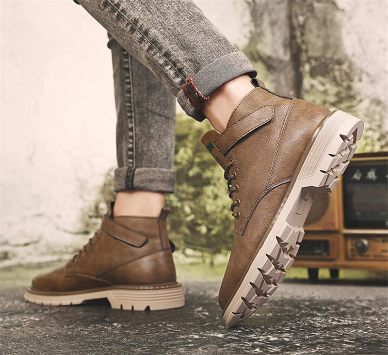 マーティンブーツ メンズ ブーツ カジュアル ハイヒール 紳士靴 チャッカブーツ ジップ 代 30代 40代 50代 ブラウン27 5cm 27 5cm 売買されたオークション情報 Yahooの商品情報をアーカイブ公開 オークファン Aucfan Com