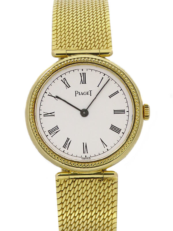 高品質，SALE PIAGET YG ピアジェ ラウンド レディース 手巻き 3ヶ月保証(ピアジェ)｜売買されたオークション情報、yahooの商品情報をアーカイブ公開 - オークファン ピアジェ