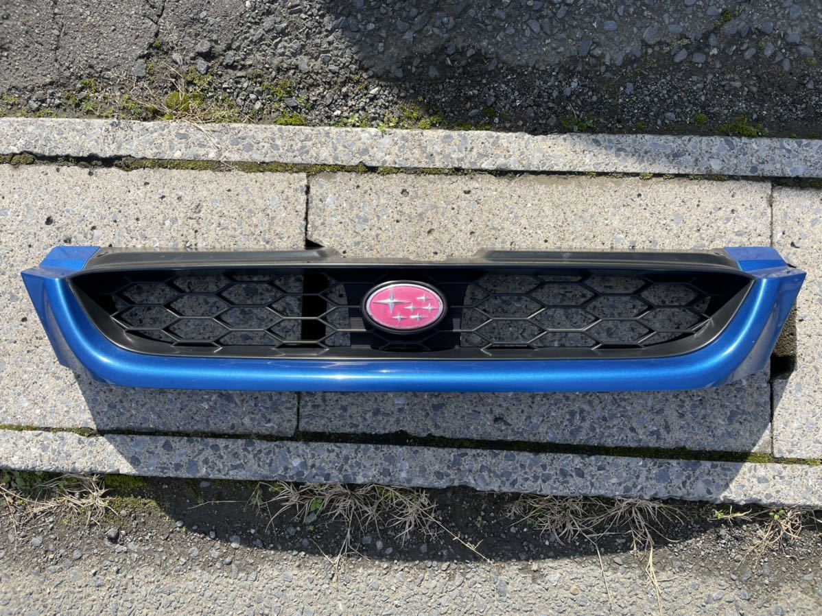 GC8 GF8 インプレッサ 後期 フロントグリル 6連星 74F ブルー STi GC