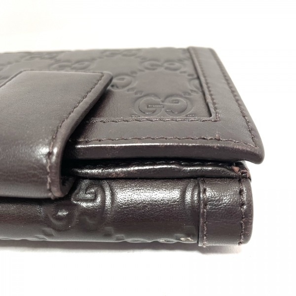 グッチ GUCCI Wホック財布 322326 スーキー，シマライン レザー ダークブラウン 財布 グッチ GUCCI レザー グッチの財布。時代を超えて輝く「グッチ ジャッキー 1961」の