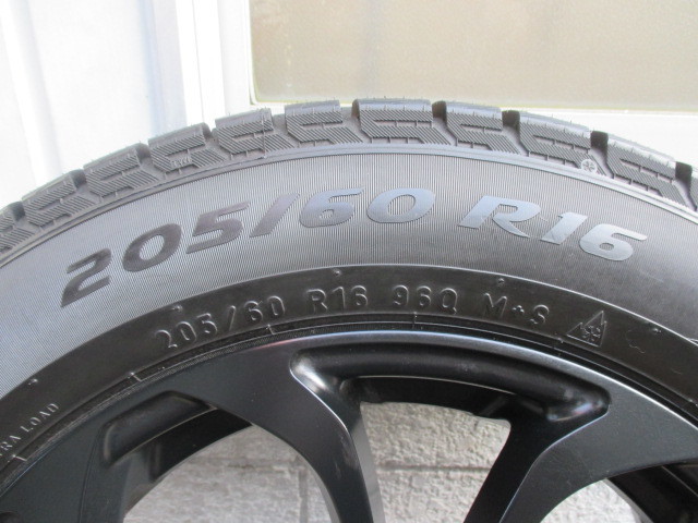 205/60R16 スタッドレスタイヤ バリ山4本セット すっごく