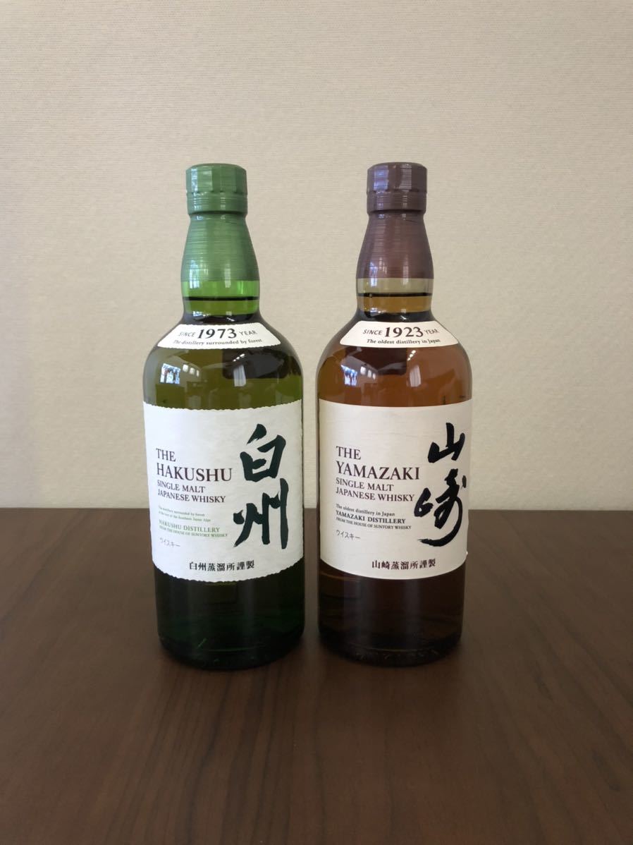 山崎 白州 NV サントリー ウイスキー SUNTORY 700ml 4本セット SUNTORY