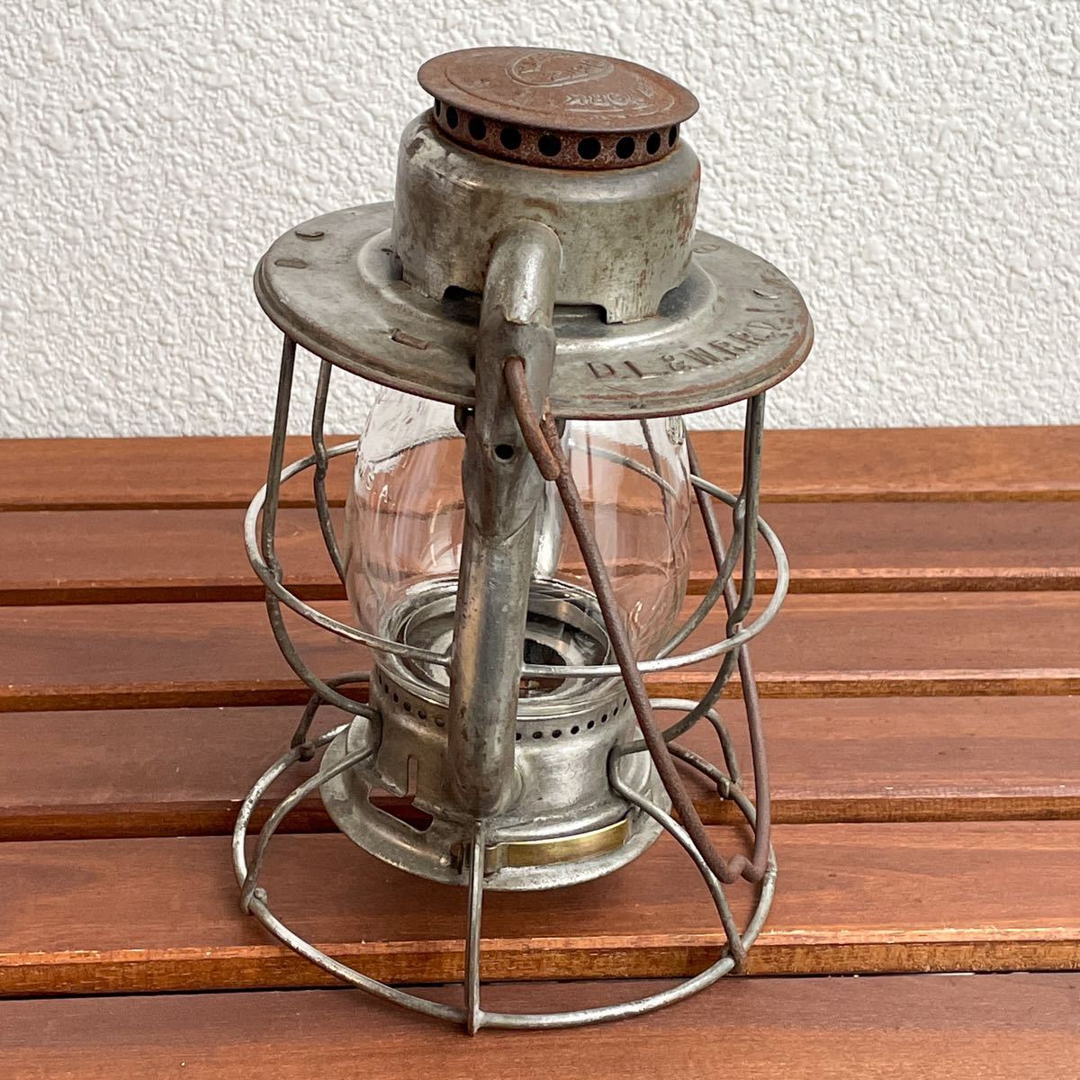 DEITZ VESTA 1934 D.L&W.R.R. 6199 Railroad lanternビンテージ レイル