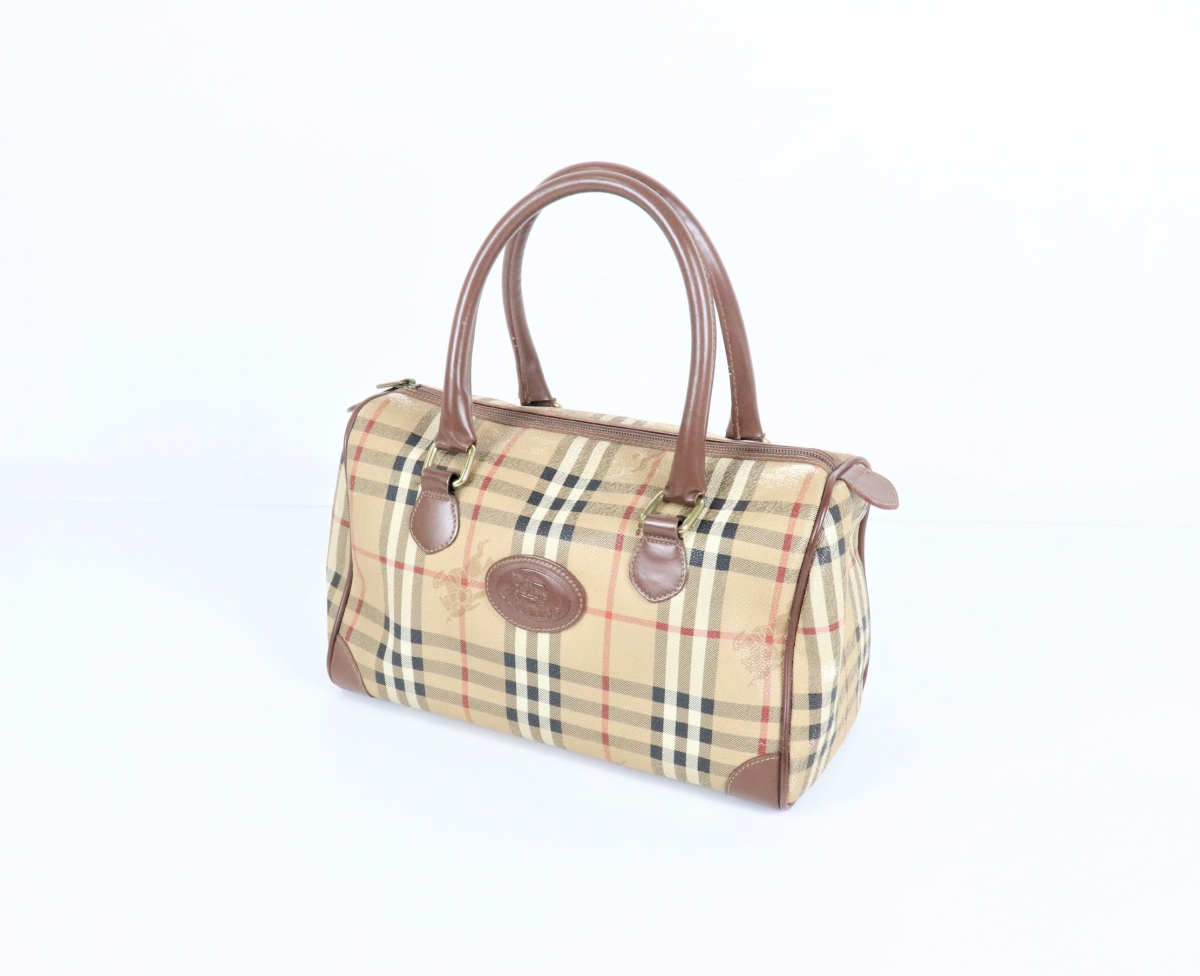 ミニボストンバッグ バーバリー バーバリーズ ノバチェック BURBERRY 