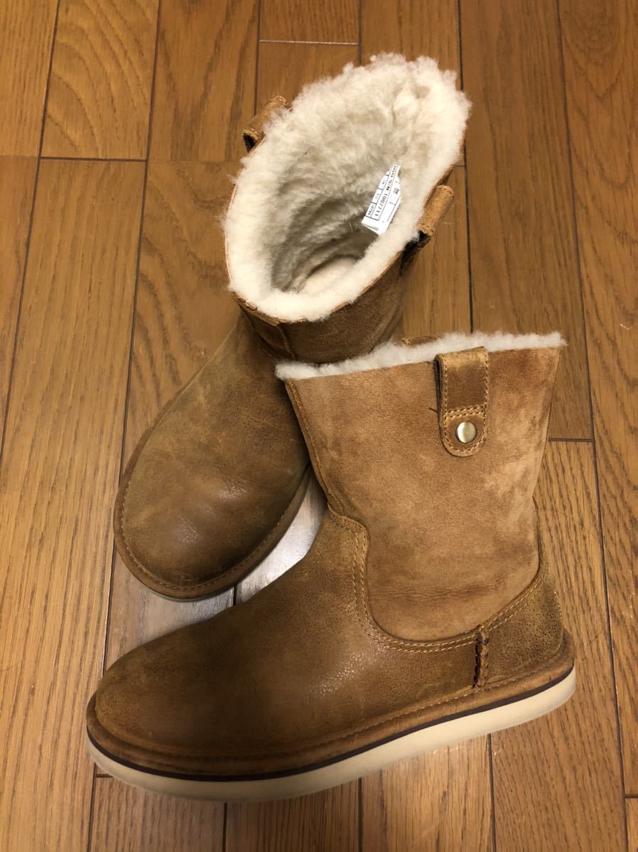 定番人気，正規品 UGG アグ ムートンブーツ 23cm ブラウン(23.0cm)｜売買されたオークション情報、yahooの商品情報をアーカイブ公開 - オークファン 23.0cm