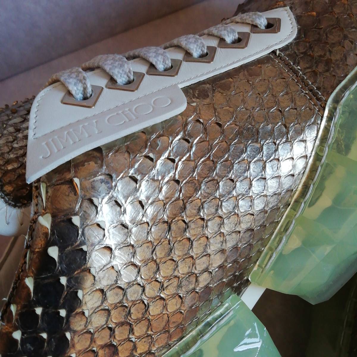 653000円★新品＆正規品保証★ジミーチュウ★JimmyChoo★超希少★パイソンレザー★DIAMOND ソール | チュウ ジミー レディース レザー ル