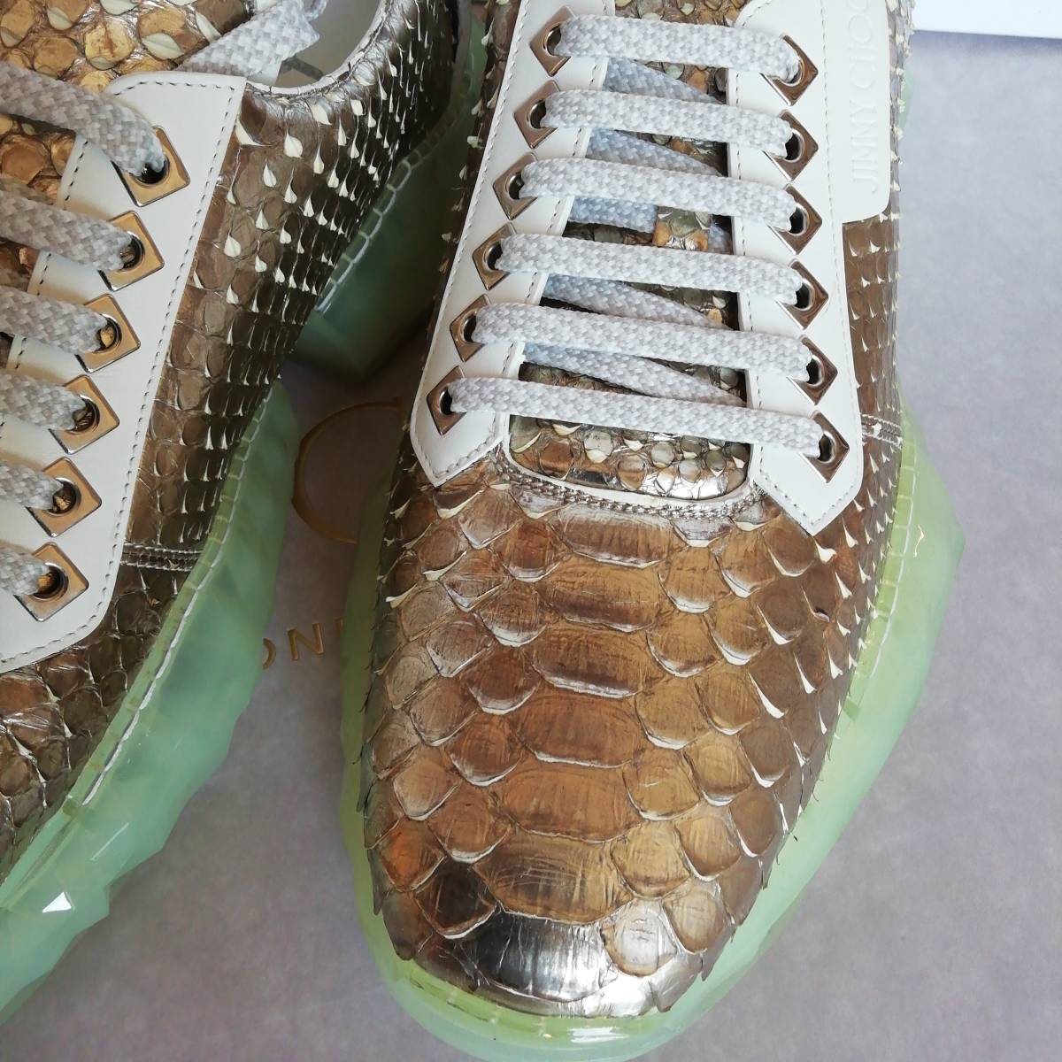 653000円★新品＆正規品保証★ジミーチュウ★JimmyChoo★超希少★パイソンレザー★DIAMOND ソール | チュウ ジミー レディース レザー ル