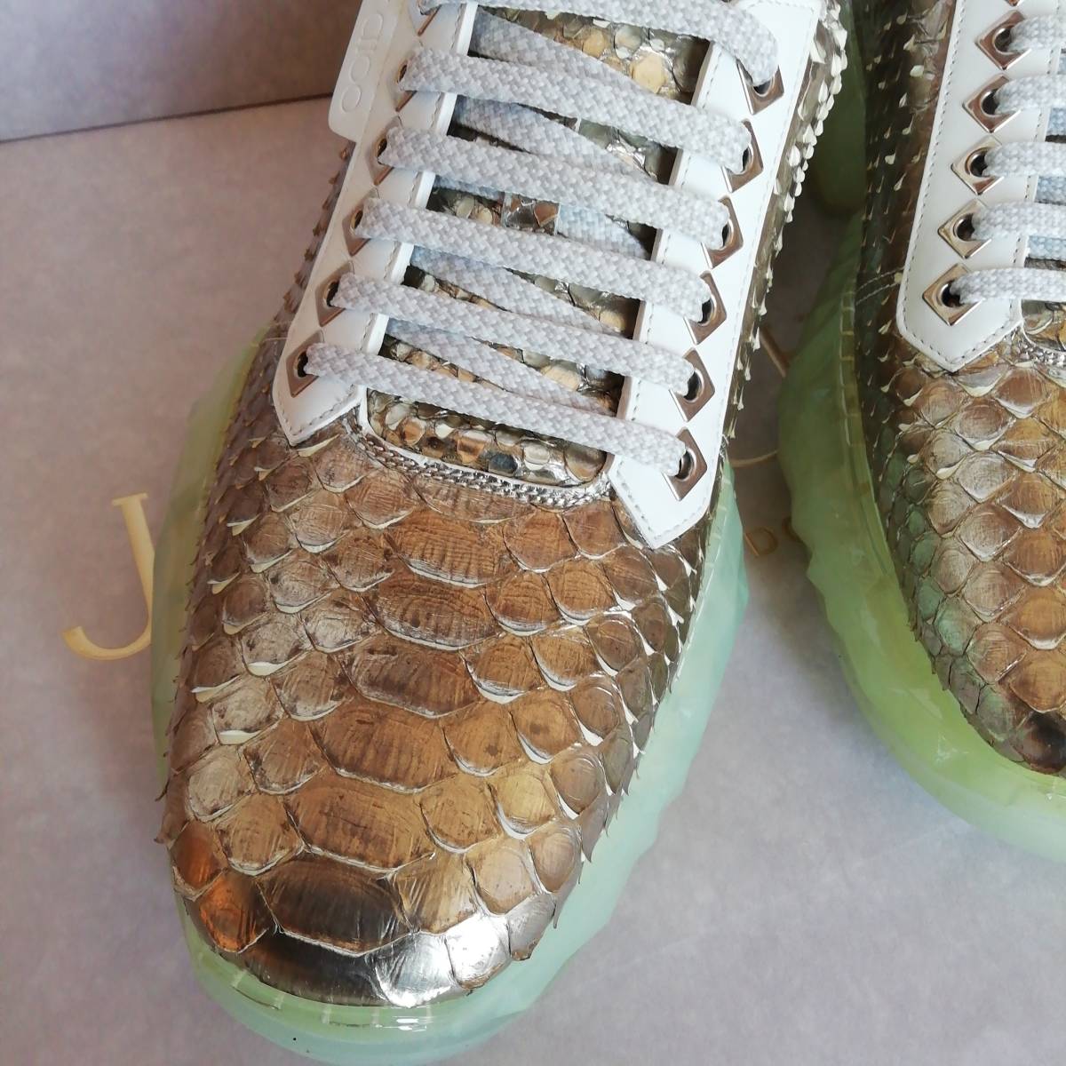 653000円★新品＆正規品保証★ジミーチュウ★JimmyChoo★超希少★パイソンレザー★DIAMOND ソール | チュウ ジミー レディース レザー ル