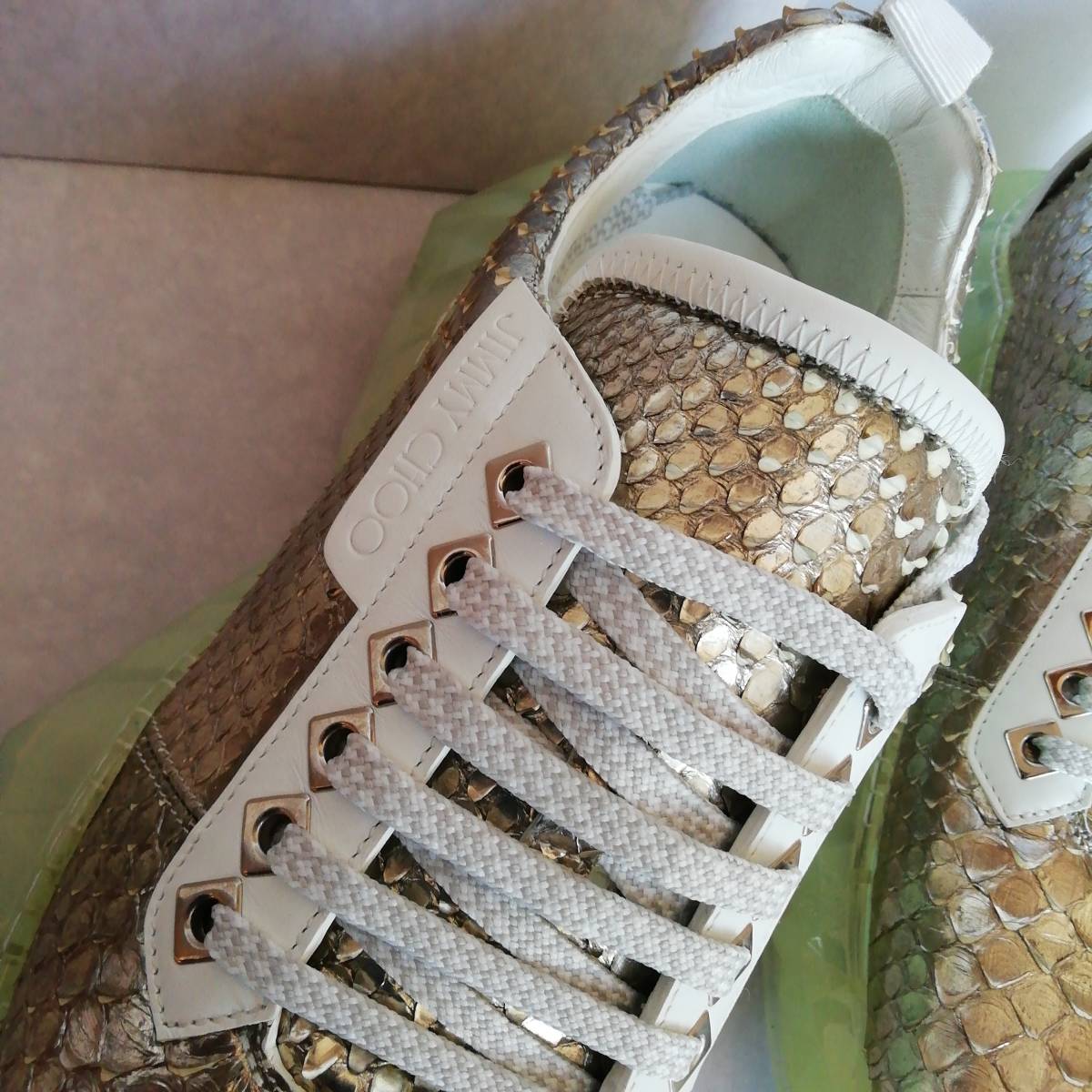653000円★新品＆正規品保証★ジミーチュウ★JimmyChoo★超希少★パイソンレザー★DIAMOND ソール | チュウ ジミー レディース レザー ル