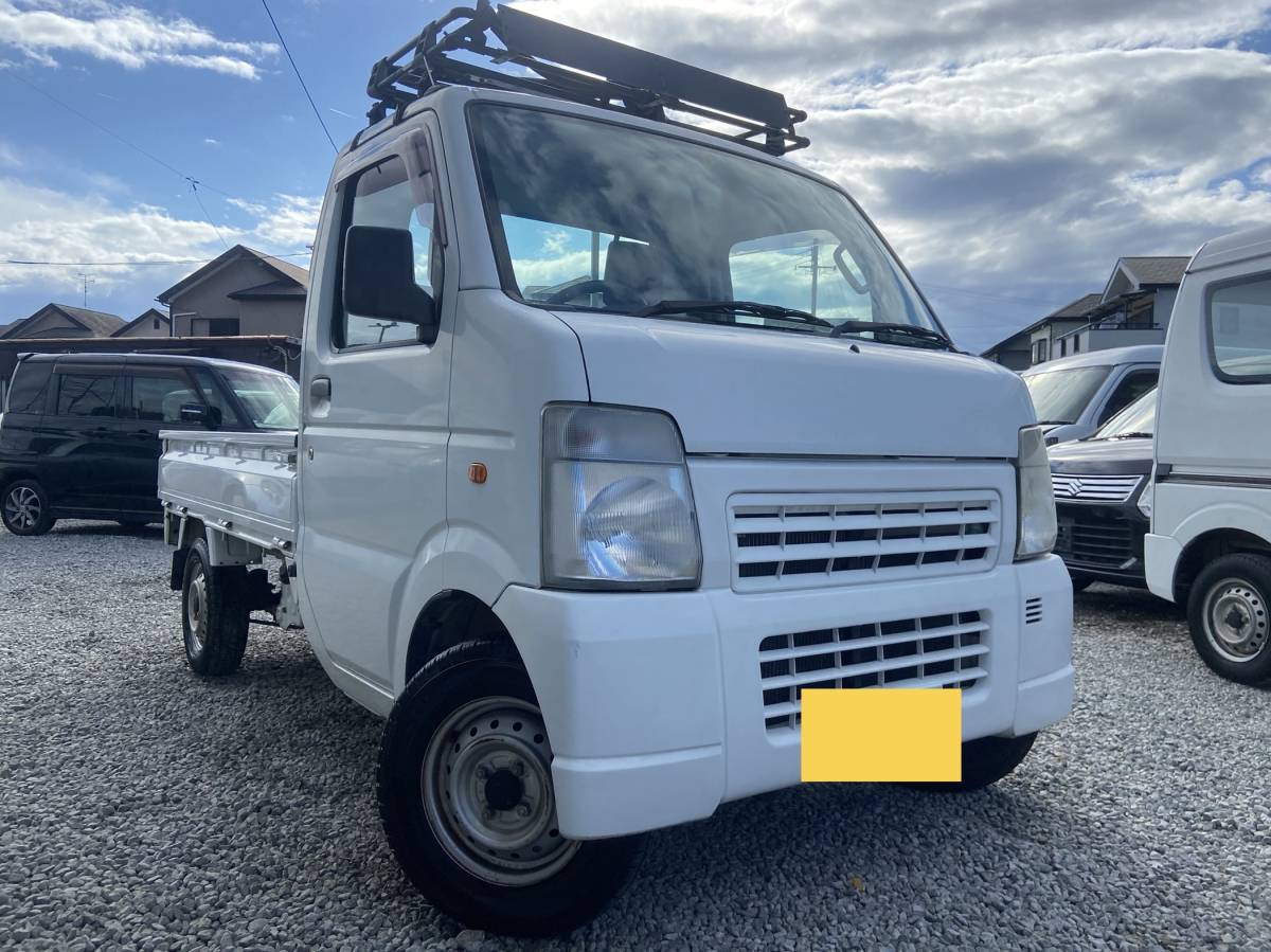 ☆キャリートラック 人気色白色 エアコン・パワステ付き 車検残り 実質 