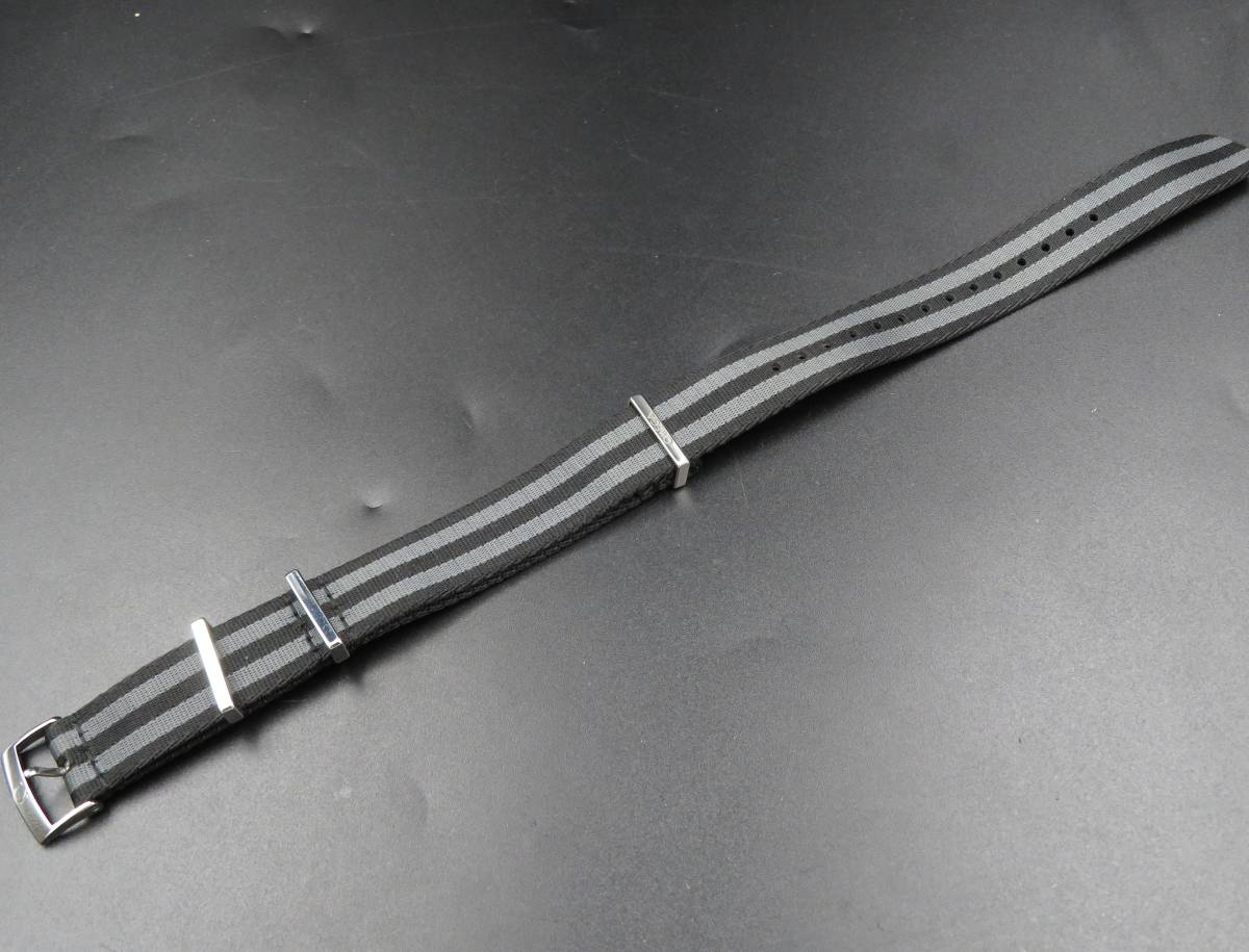 1円 美品 OMEGA オメガ 正規品 NATOブレス 94512002 ブレス幅20mm 