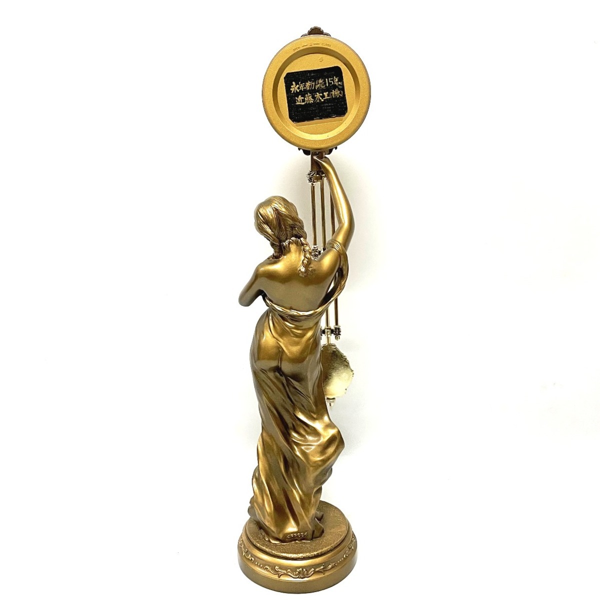 美品】CITIZEN シチズン SWING CLOCK 振り子時計 ブロンズ調 新平和の