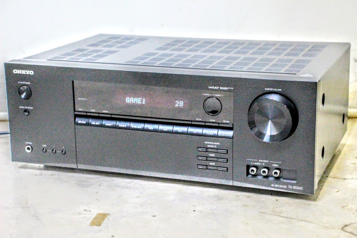 ONKYO TX-SR343 AVアンプ リモコン付き 5.1chAVアンプ 公式通販