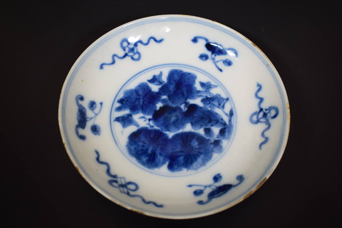 中国古玩 | 中国美術 青花 唐物 ⁄ 唐物○青花人物文皿