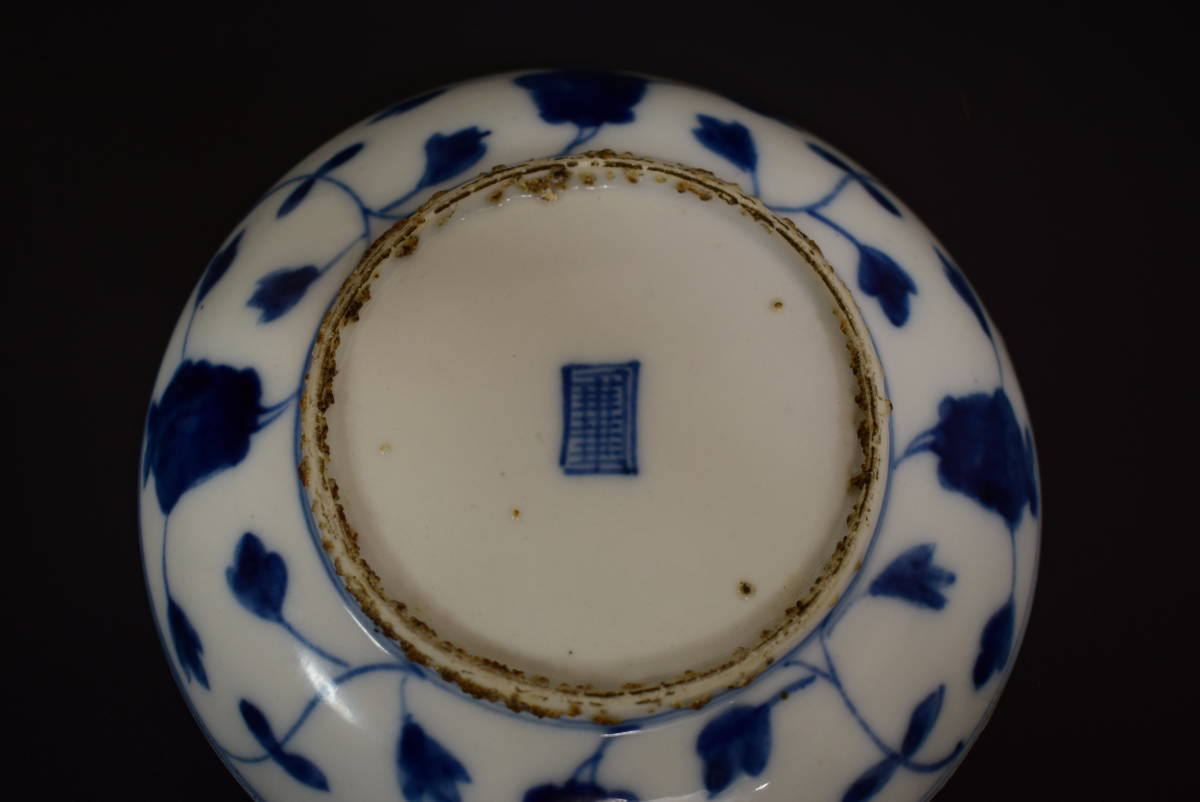 中国古玩 | 中国美術 青花 唐物 ⁄ 唐物○青花人物文皿