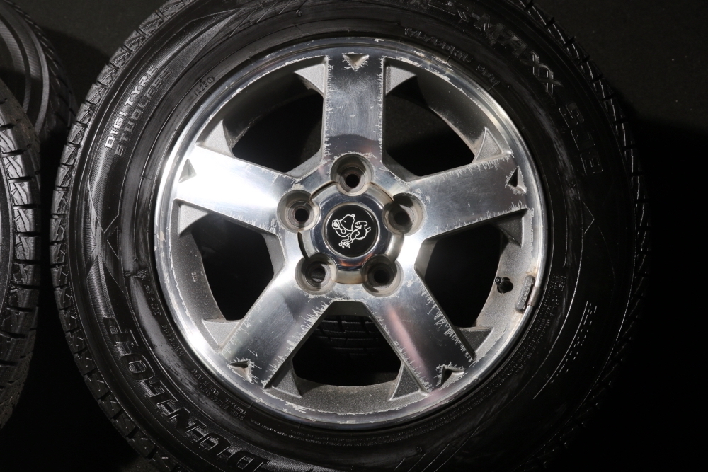 ☆希少 175/80R15 三菱 パジェロミニ スヌーピーエディション純正