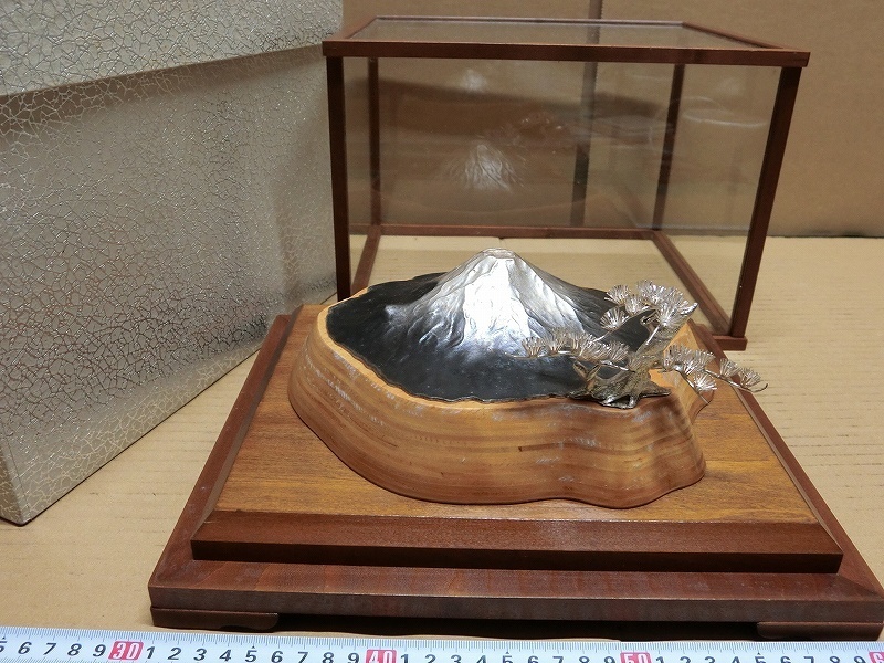 富士山 1000円銀貨 富士山と桜 東京オリンピック 純銀製ぐい呑み