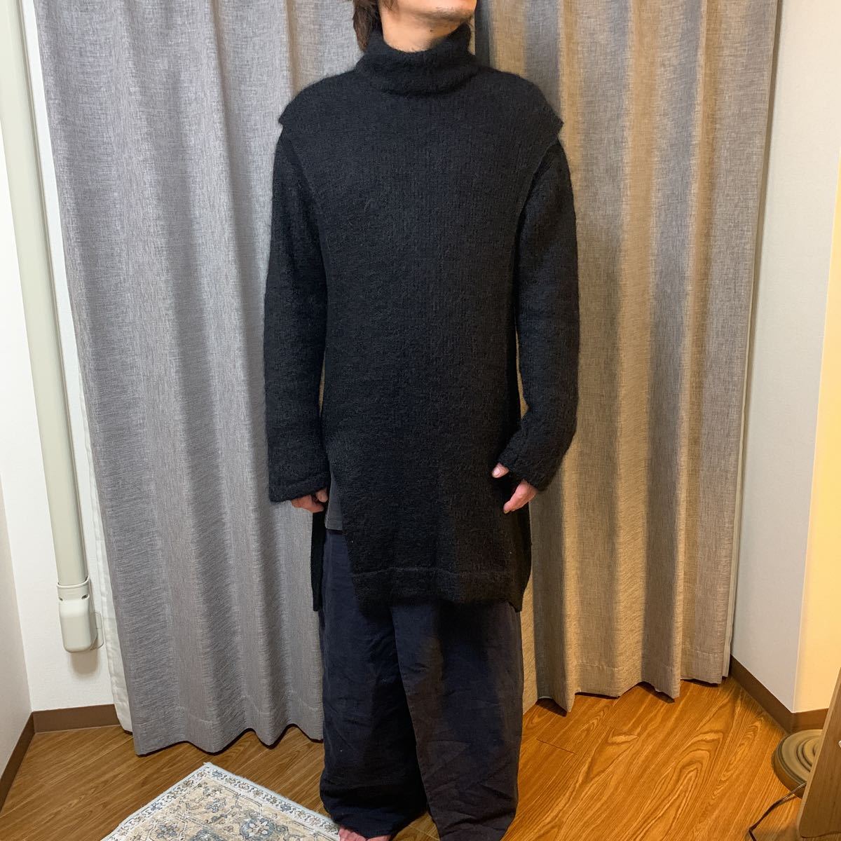 ヨウジヤマモト新宿伊勢丹購入☆モヘアロングニットセーター☆着用回数 