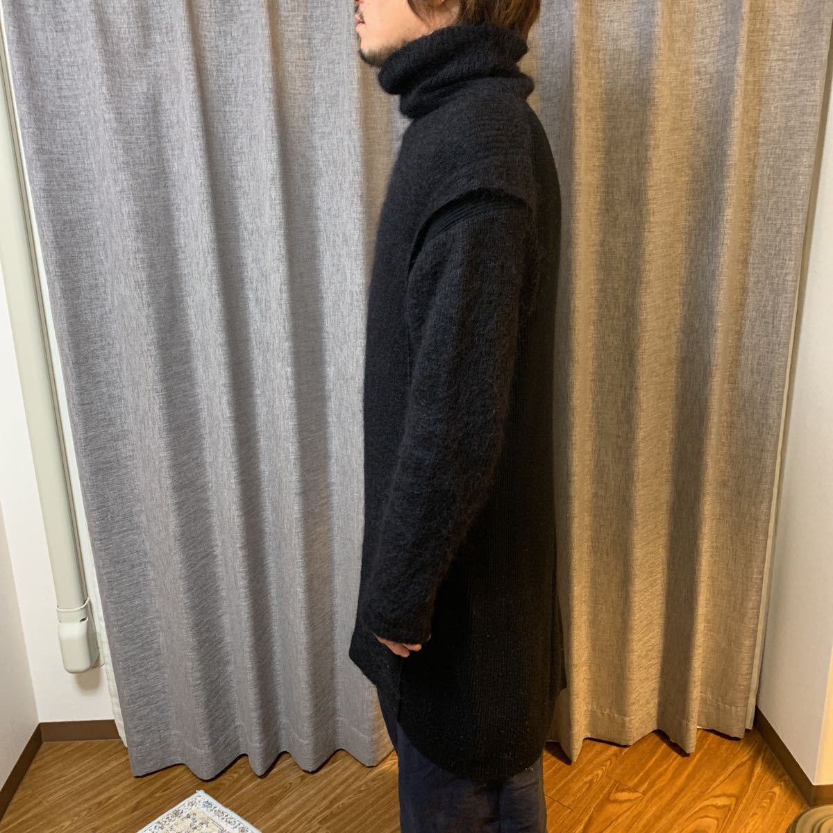 ヨウジヤマモト新宿伊勢丹購入☆モヘアロングニットセーター☆着用回数 