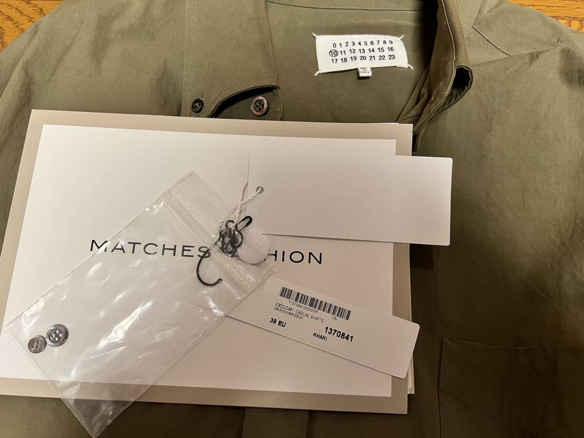☆ Maison Margiela オーバーサイズ シャツ カーキ 39 メゾン