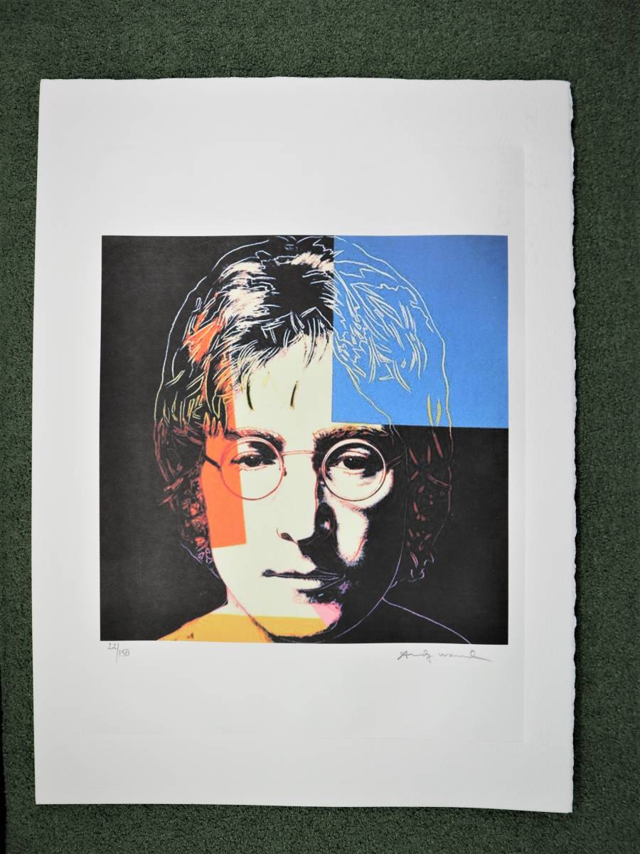 John Andy リトグラフ 美術、工芸品 模写 模写世界限定100枚 アンディ