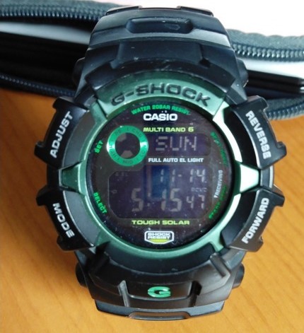 カシオ G-SHOCK GW-2320 （ブラックーグリーン）