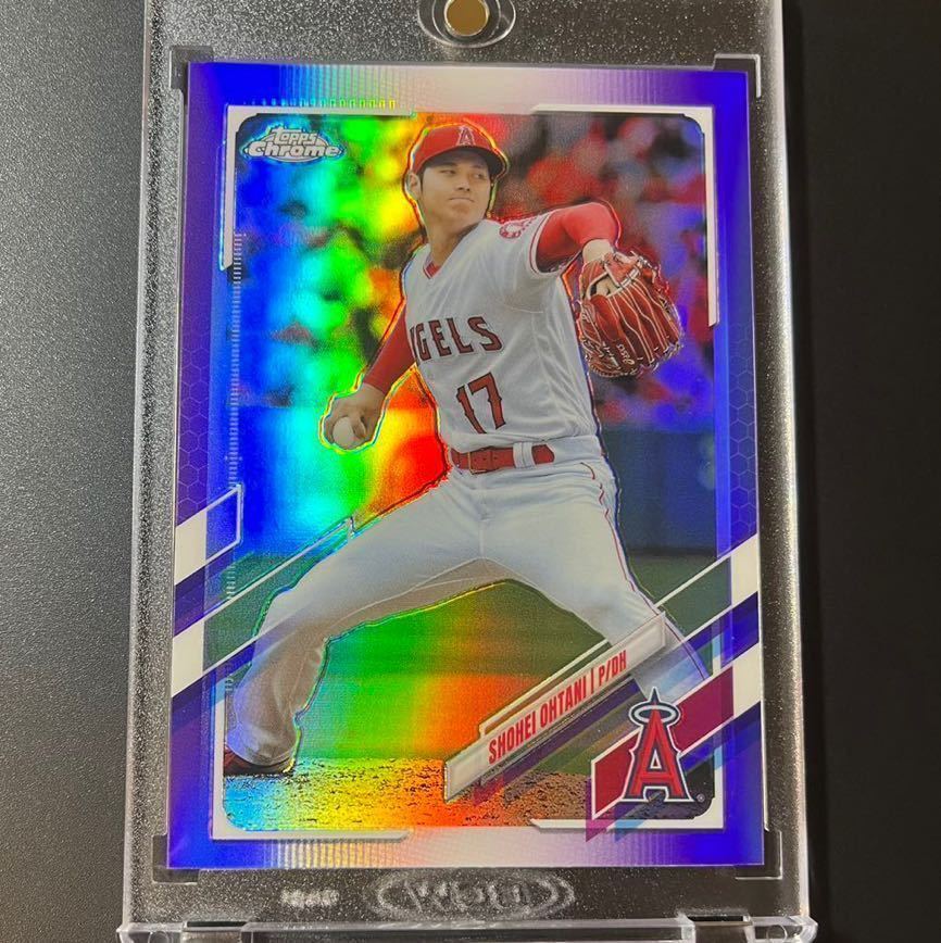 大谷翔平 TOPPS TRIBUTE STAMP RL-PURPLE カード 250枚限定 大谷翔平