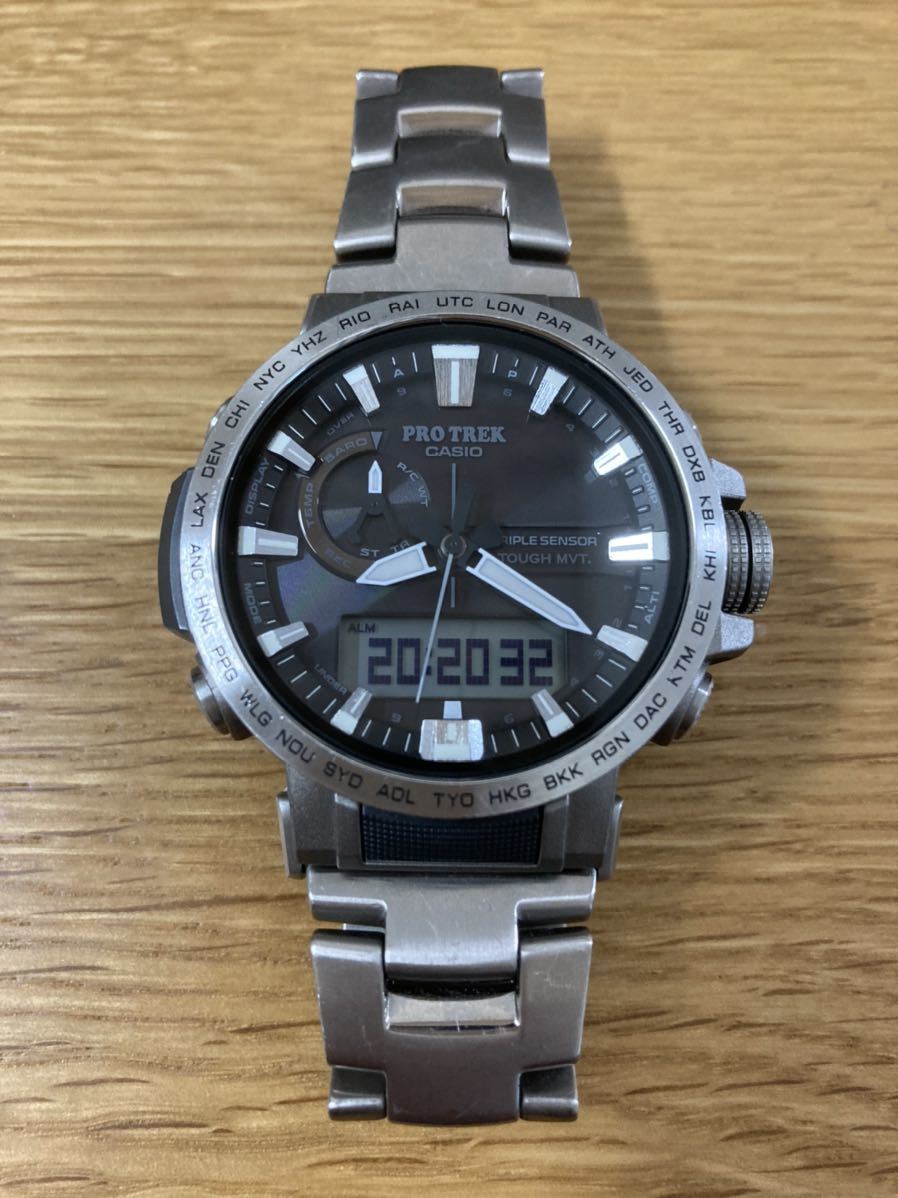 プロトレック prw-60t-7AJF 中古 メンズ CASIOPROTREKカシオ『プロ 