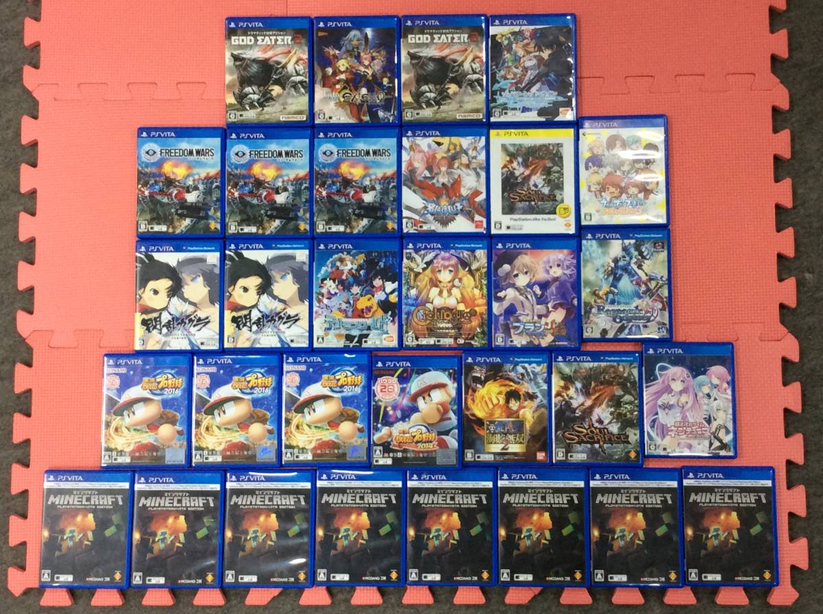 GF4877/60/300】ジャンク☆PS VITA☆ソフト☆約31本☆大量☆まとめ 