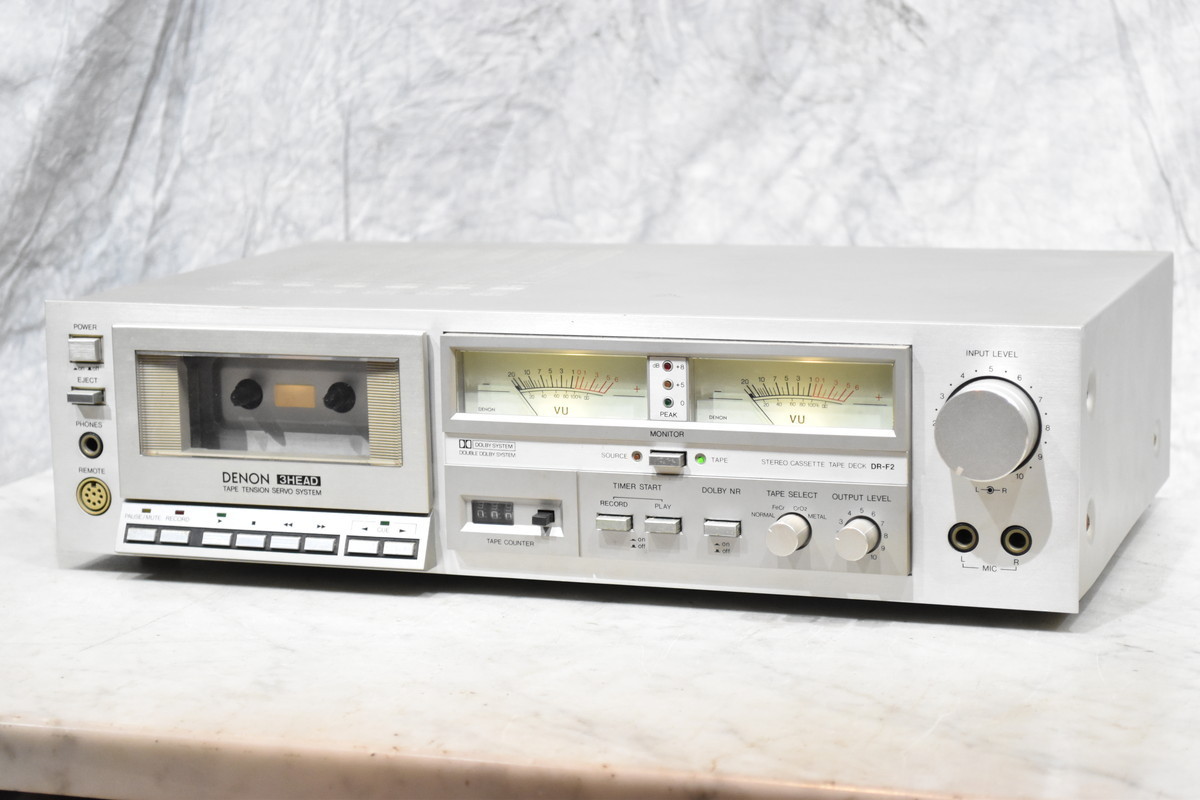 DR-F2 DENON カセットデッキ オーディオ機器 デノン JDENON ジャンク 3
