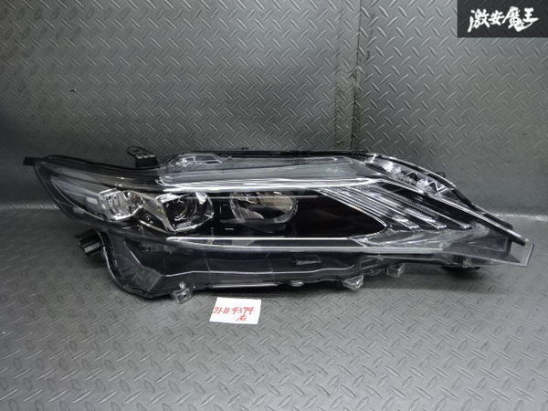 トヨタ 純正 ZSU60 ハリアー 後期 LED ヘッドライト ヘッドランプ 右側