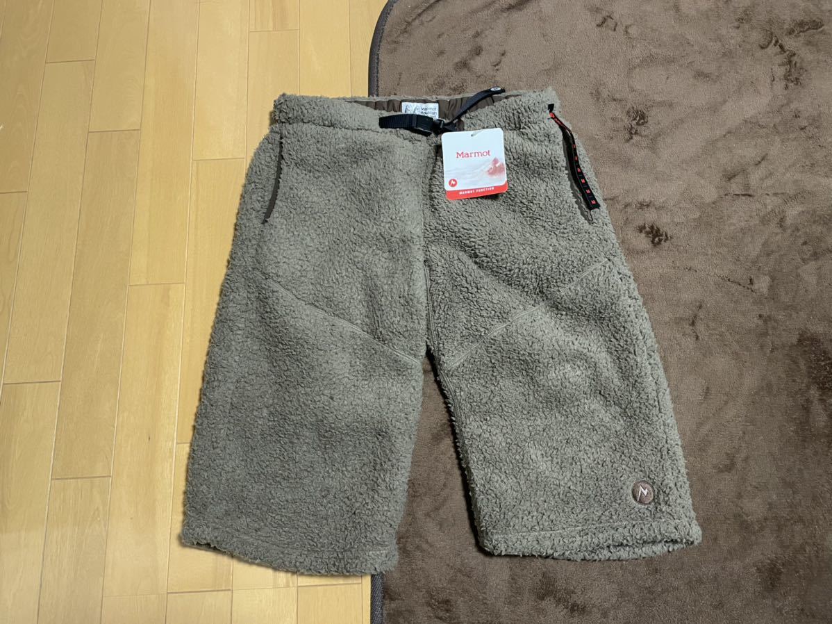 マーモット フリースハーフパンツ スノーモービル アウトドア キャンプ