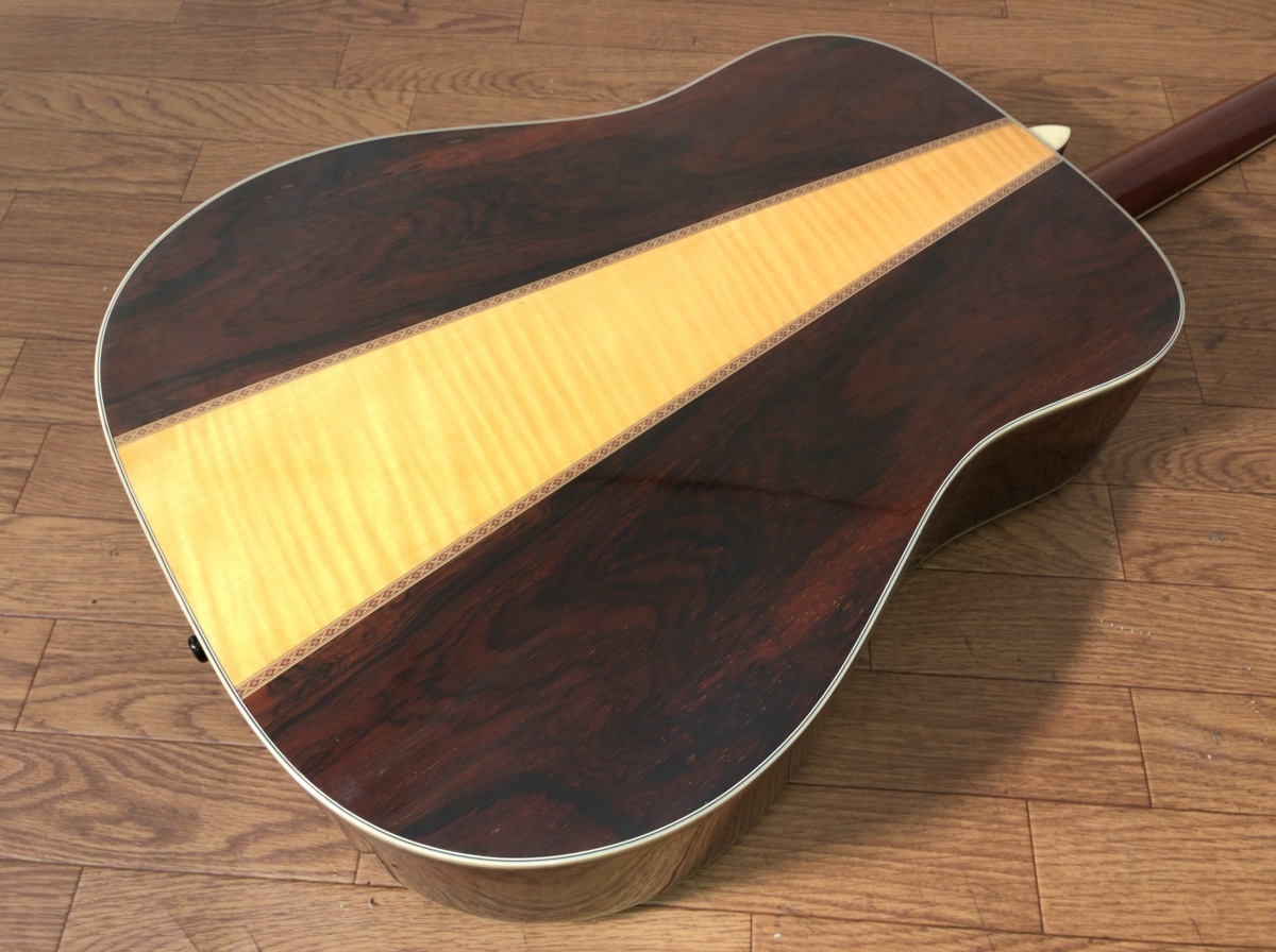 C112Y018●MORRIS TF-815 ネック折れ補修 アコースティックギター_4