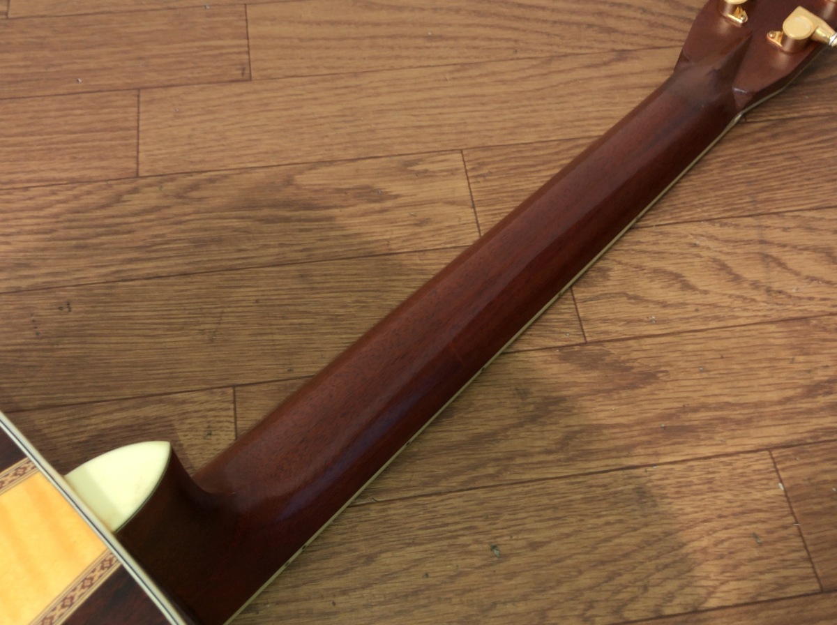 C112Y018●MORRIS TF-815 ネック折れ補修 アコースティックギター_5