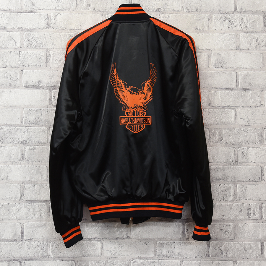 AMF 70's ビンテージ HARLEY-DAVIDSON サテンジャケット⁄BUCO AMF 70's ビンテージ HARLEY-DAVIDSON サテンジャケット⁄BUCO
