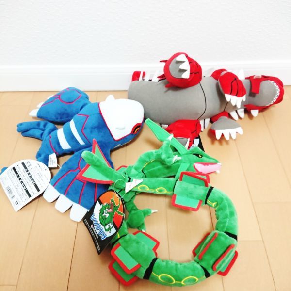 新品・タグ付き】ポケモンセンターオリジナル レックウザ カイオーガ