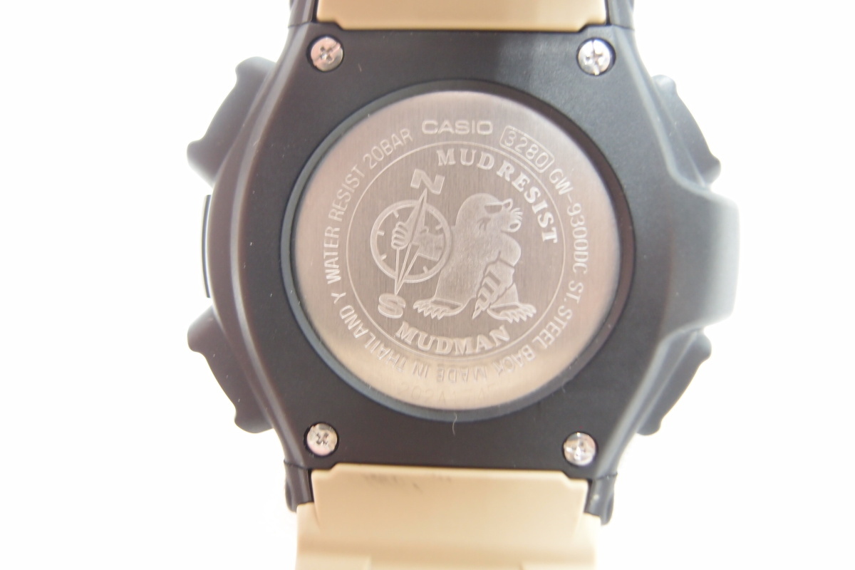 ケース付き G-SHOCK GW-9300DC MUDMAN ソーラー 腕時計 中古 △WA4756 