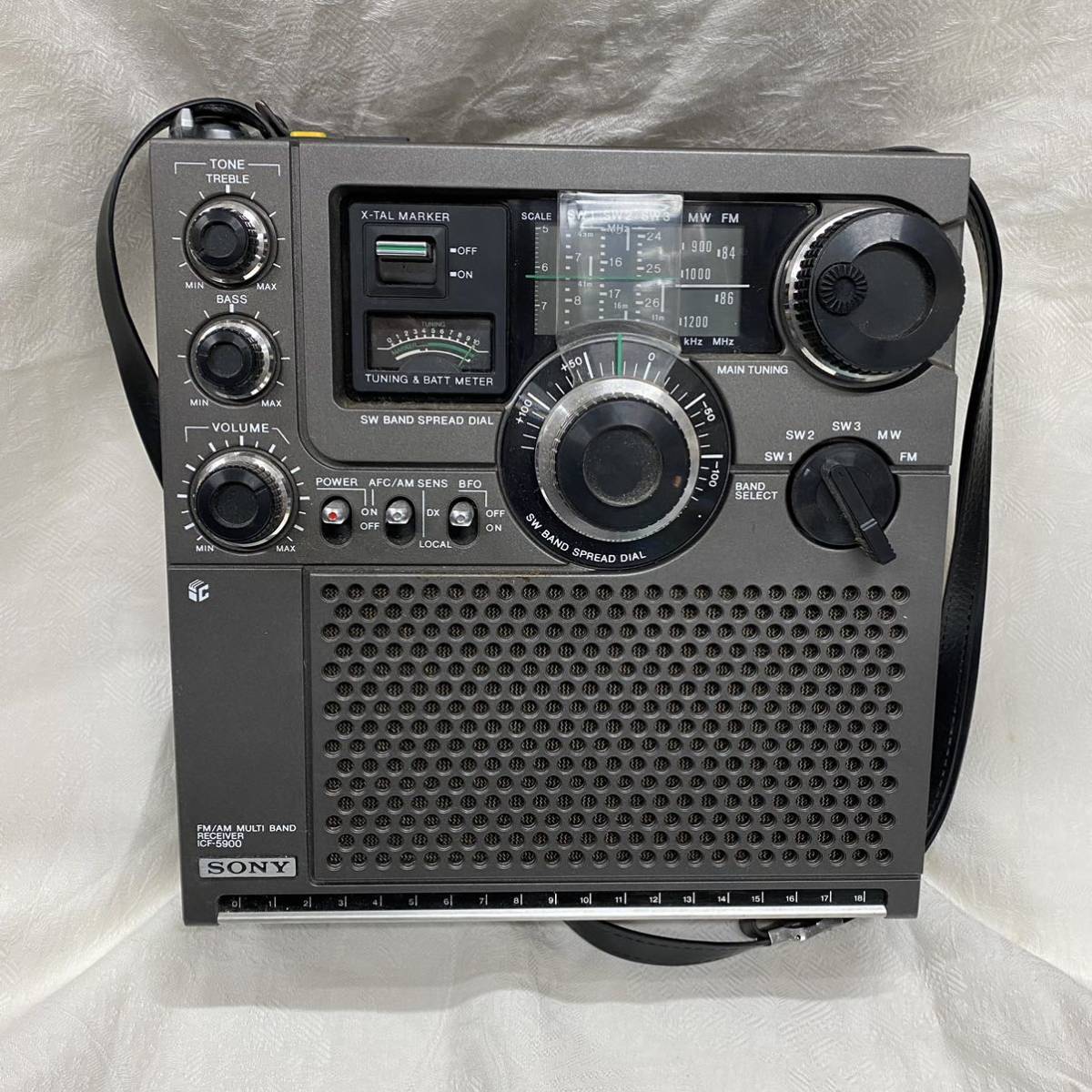 SONY ICF-5900 動作確認済み レトロ ラジオ