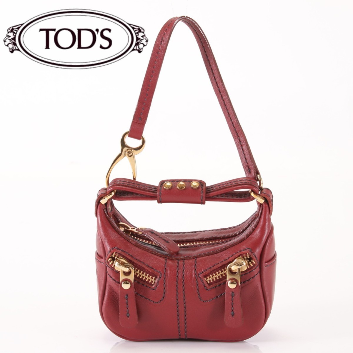 □1円□新品同様□トッズ□TODS□レザー□レディース□マイクロ ミニ 