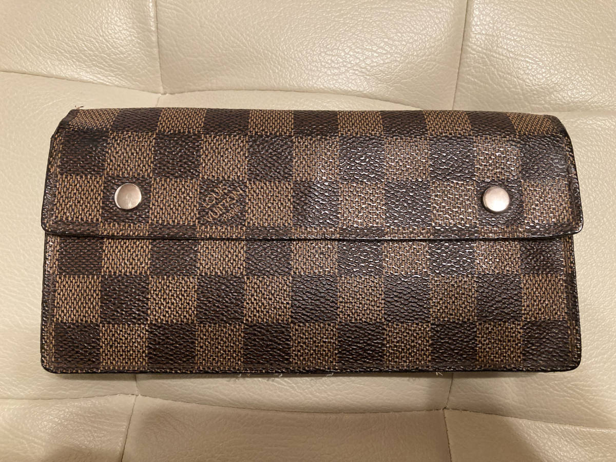 中古】LOUIS VUITTON ルイヴィトン ポルトフォイユ アコルディオン
