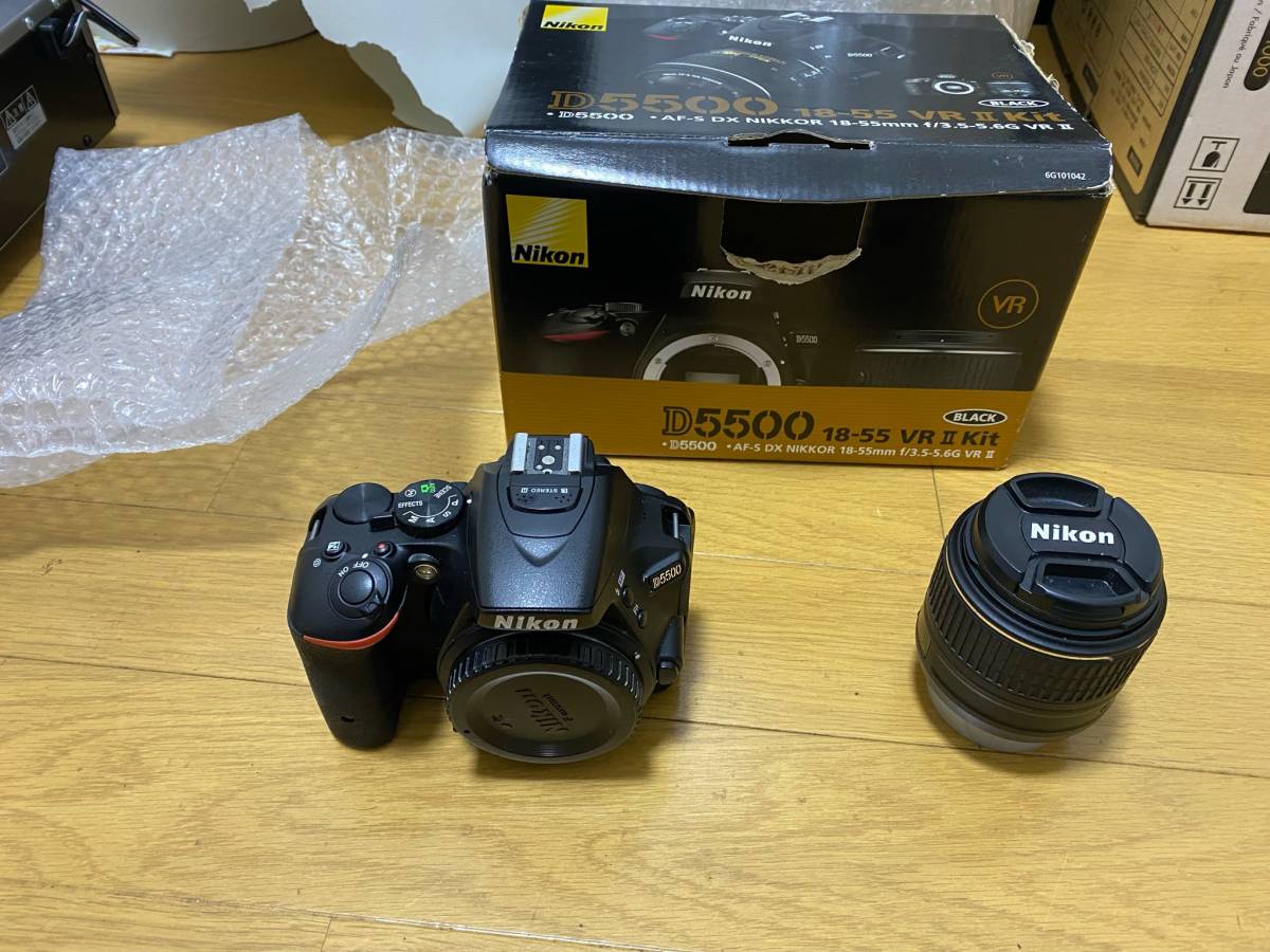 西785◇Nikon ニコン D5500 18-55 VRⅡ Kit AF-S DX 18-55mm 1:
