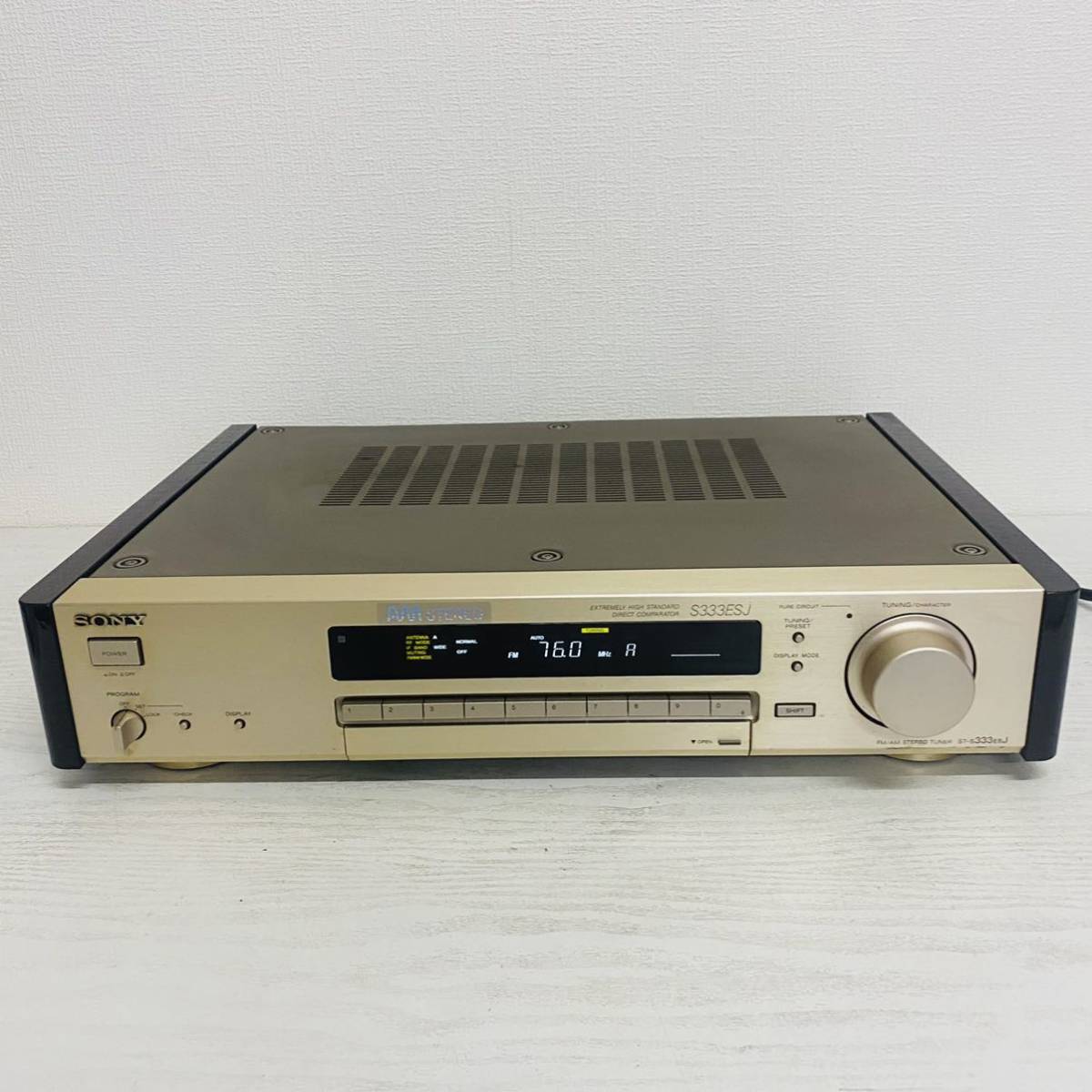 ☆SONY ソニー ST-S333ESJ AM/FMチューナー 取説付 | JPMOTORCYCLES.COM.AU
