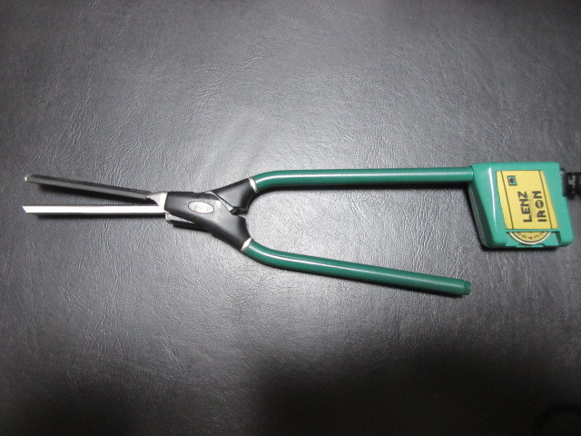 5角 LENZ レンツ α-6Gレンツアイロン 6ミリ 理容アイロン 6mm 美品 超