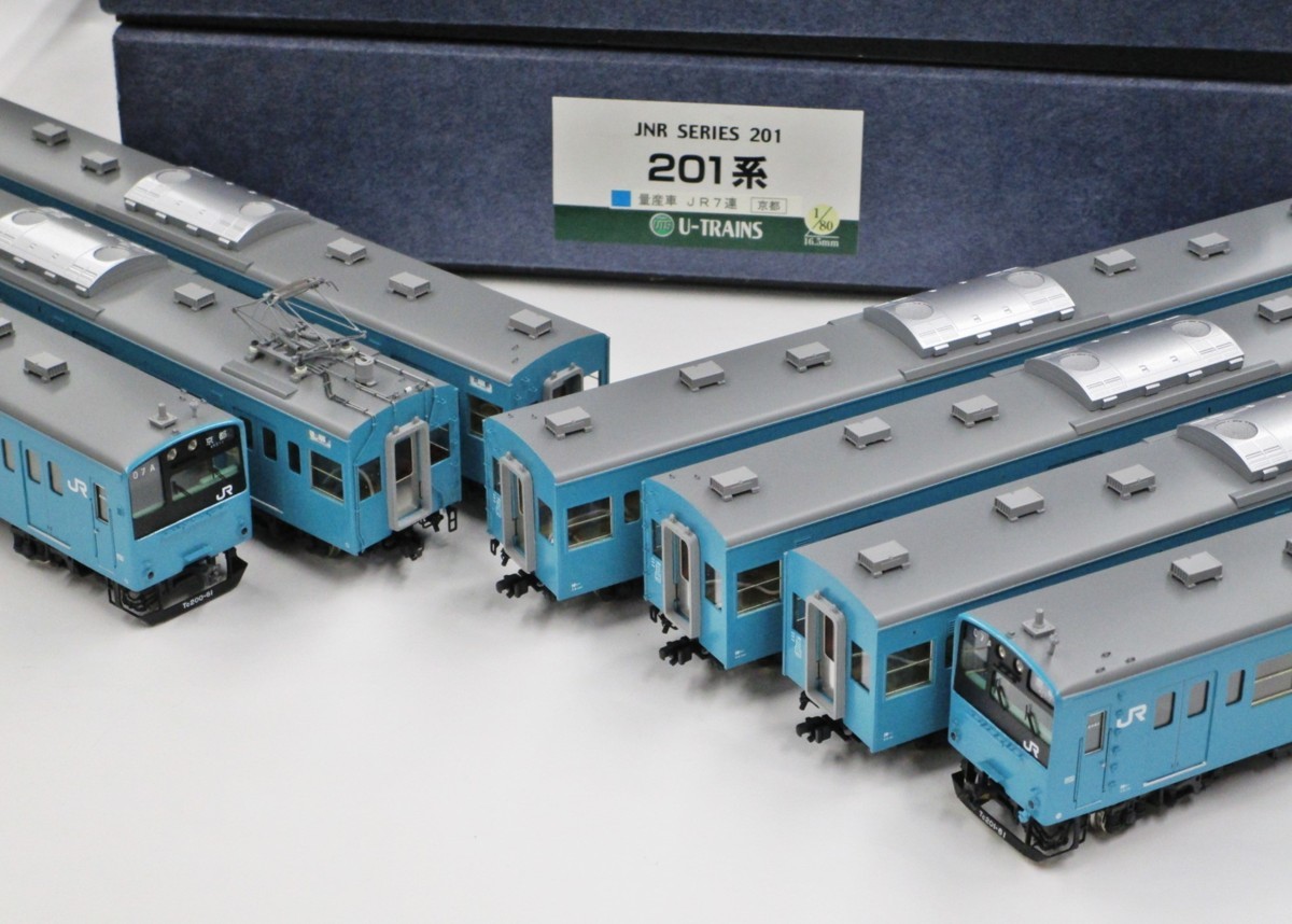 U-TRAINS 201系 京阪神緩行線 7両セット 完成品【ジャンク】deh111503