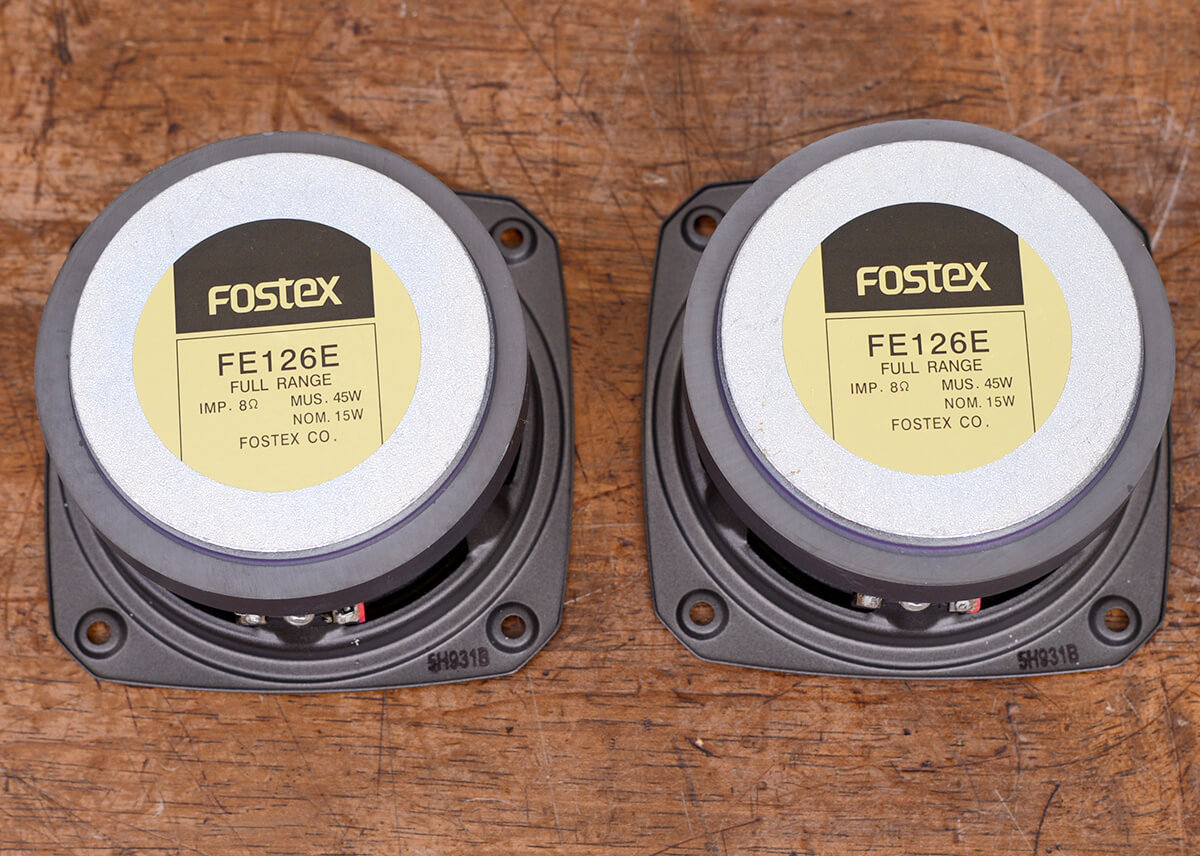 FE126En 元箱、取扱説明書付き 2個セット FOSTEX ジャンク（おまけ